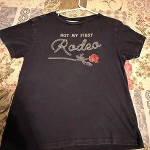 Lucky Brand Navy 'Not My First Rodeo' Tee
